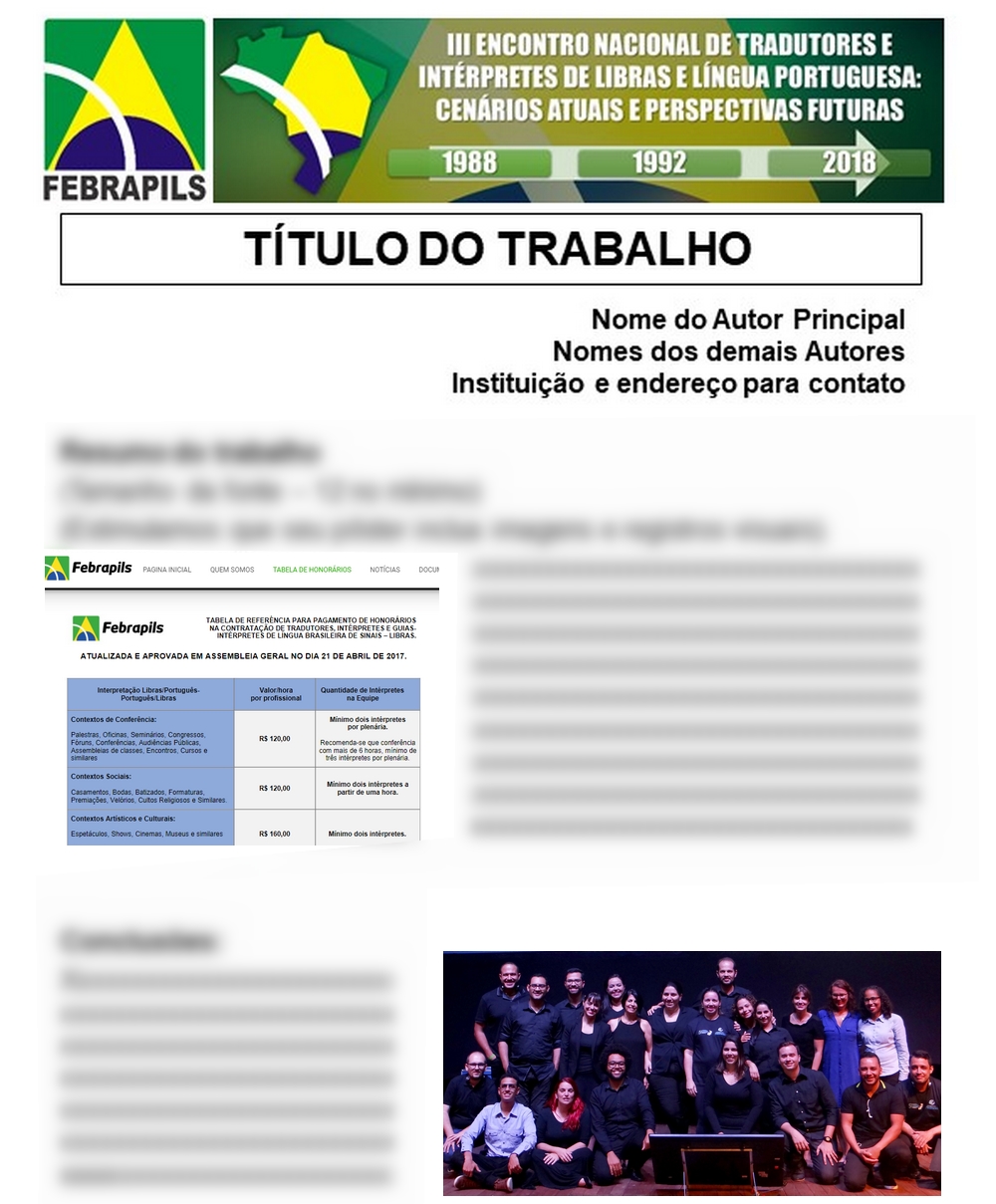 Apresentação de Pôster no 3º Encontro Nacional TILSP