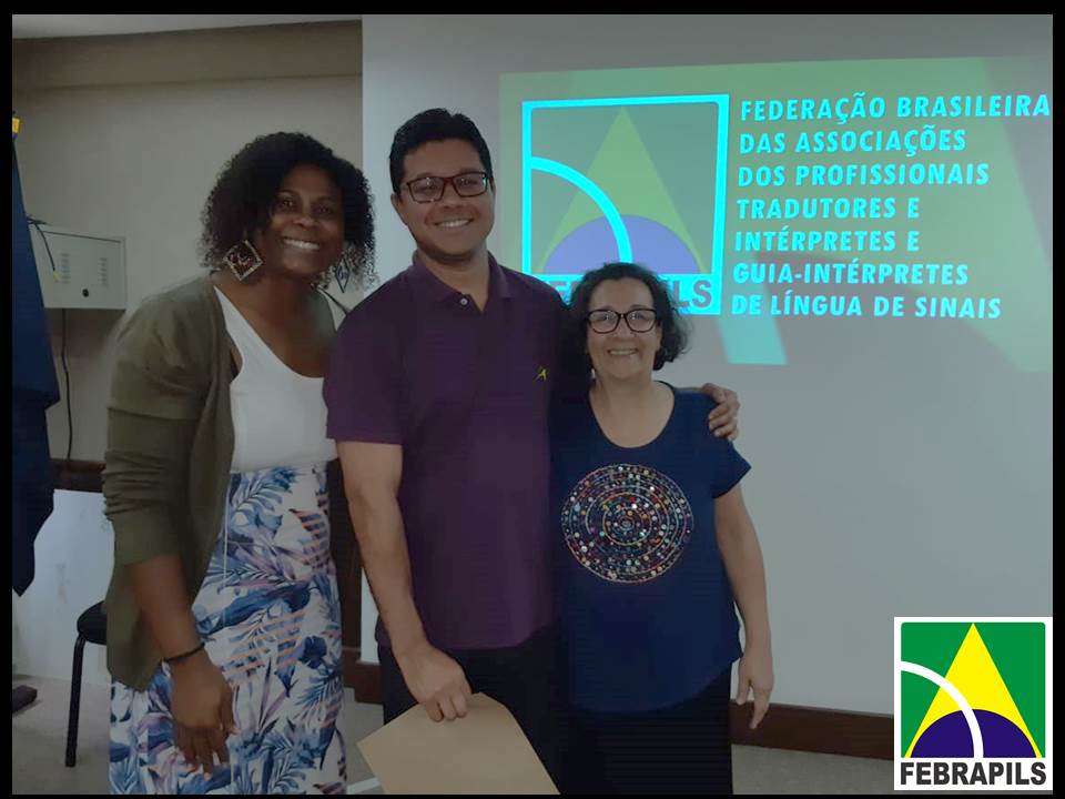 Febrapils participa em palestra sobre Tradutores, Intérpretes e Guia-Intérpretes no Departamento de Ensino Superior do INES.